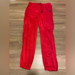 Patagonia Medium Red Windbreaker Pants